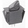 Otto 3 Position DPDT Rotary Switch, 20A, Maintained Momentary, Panel Mount, IP68S, Thermoplastic Housing R2AB4545NNNN