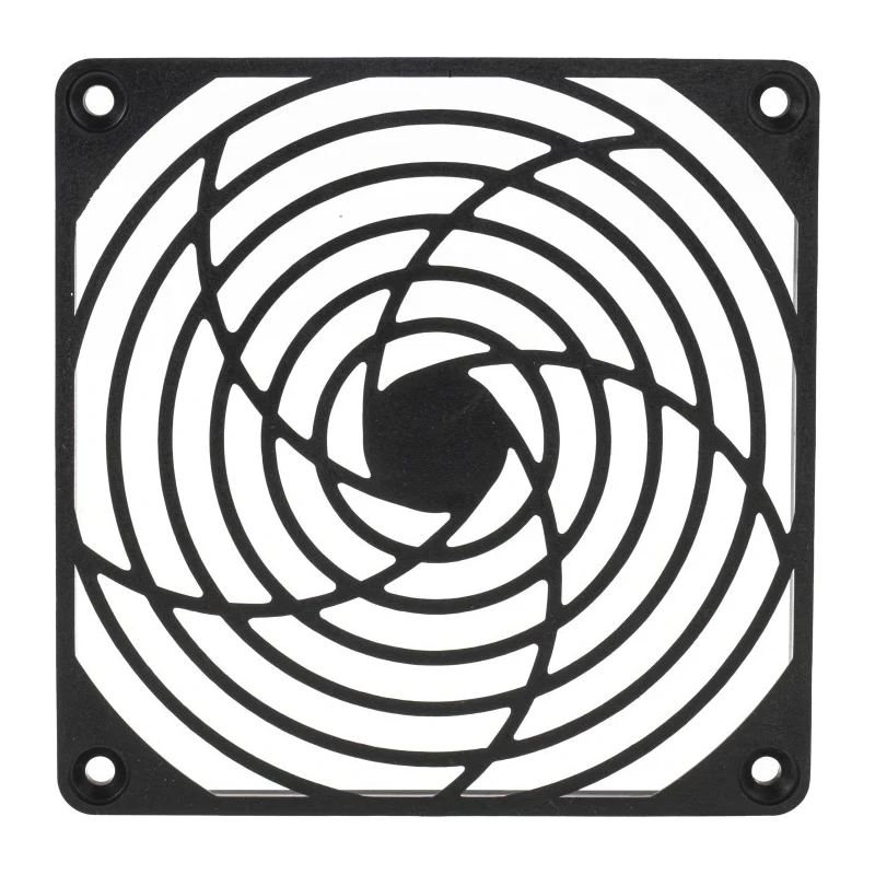 Sunon Polybutylene Terephthalate Finger Guard for 120 mm Fans, 104.8 mm Hole Spacing, 120 mm x 120 mm x 7.1 mm 737-4055