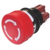 EAO Maintained Emergency Stop Push Button Panel Mount, 16 mm Cutout, SPDT, IP65 51-256.025