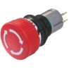 EAO 01 Series Maintained Emergency Stop Push Button Panel Mount 16mm Cutout SPDT IP65 51-253.026