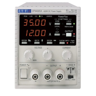 Aim-TTi Digital Bench Power Supply 1 Output 0 V AC to 60 V 420 W 20 A Max CPX400SA