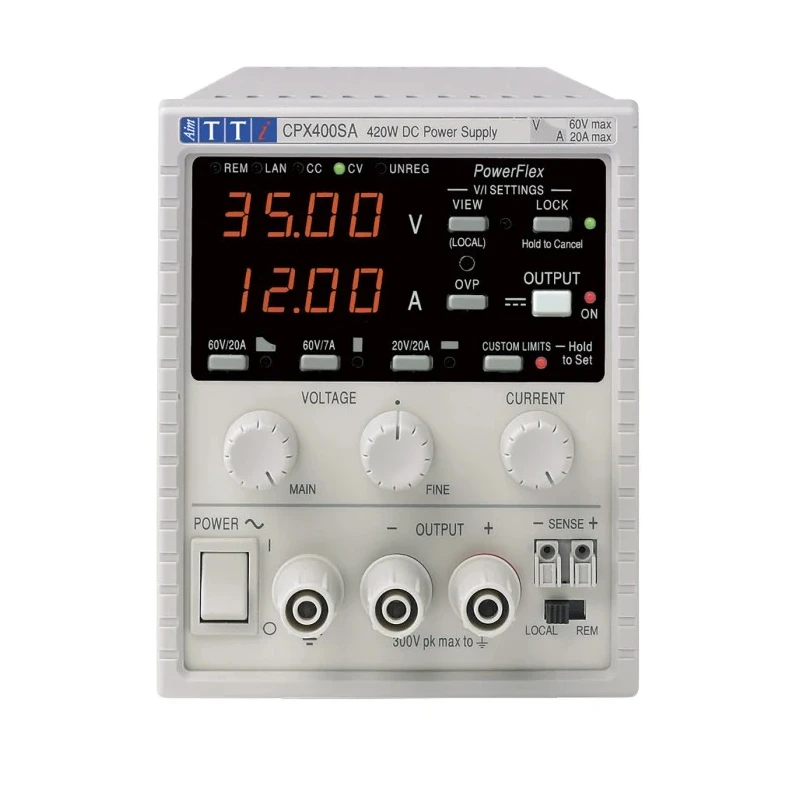 Aim-TTi Digital Bench Power Supply 1 Output 0 V AC to 60 V 420 W 20 A Max CPX400SA