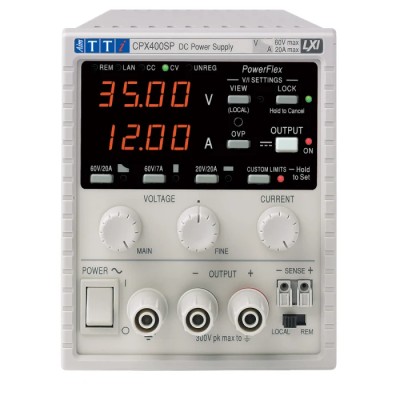 Aim-TTi Digital Bench Power Supply 1 Output 0 V AC to 60 V, 420 W Power, 20 A Max CPX400SP