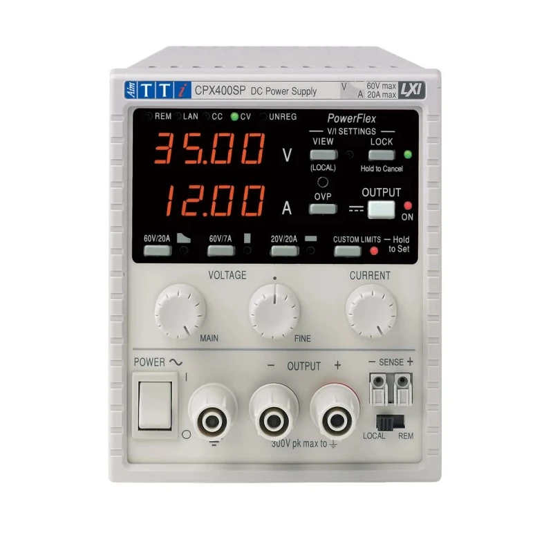 Aim-TTi Digital Bench Power Supply 1 Output 0 V AC to 60 V, 420 W Power, 20 A Max CPX400SP