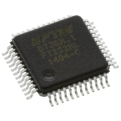 FTDI Chip Multiprotocol Transceiver 48-Pin LQFP, 12Mbps Data Rate, Surface Mount FT232HL-REEL