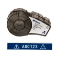 Brady White on Blue White Label Printer Tape, 6.4 m Length, 12.7 mm Width, 12.7 mm Label Length, M21-500-595-BL