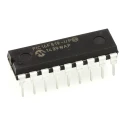 Microchip PIC16F819-I/P 8-bit PIC Microcontroller, 20 MHz, 3.584 kB Flash, 256 B RAM, 18-Pin PDIP