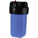 RS PRO High Flow Water Filter Housing Black Blue 1 in BSP 8 bar 738-2700
