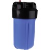 RS PRO High Flow Water Filter Housing Black Blue 1 in BSP 8 bar 738-2700