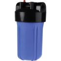 RS PRO High Flow Water Filter Housing Black Blue 1 in BSP 8 bar 738-2700
