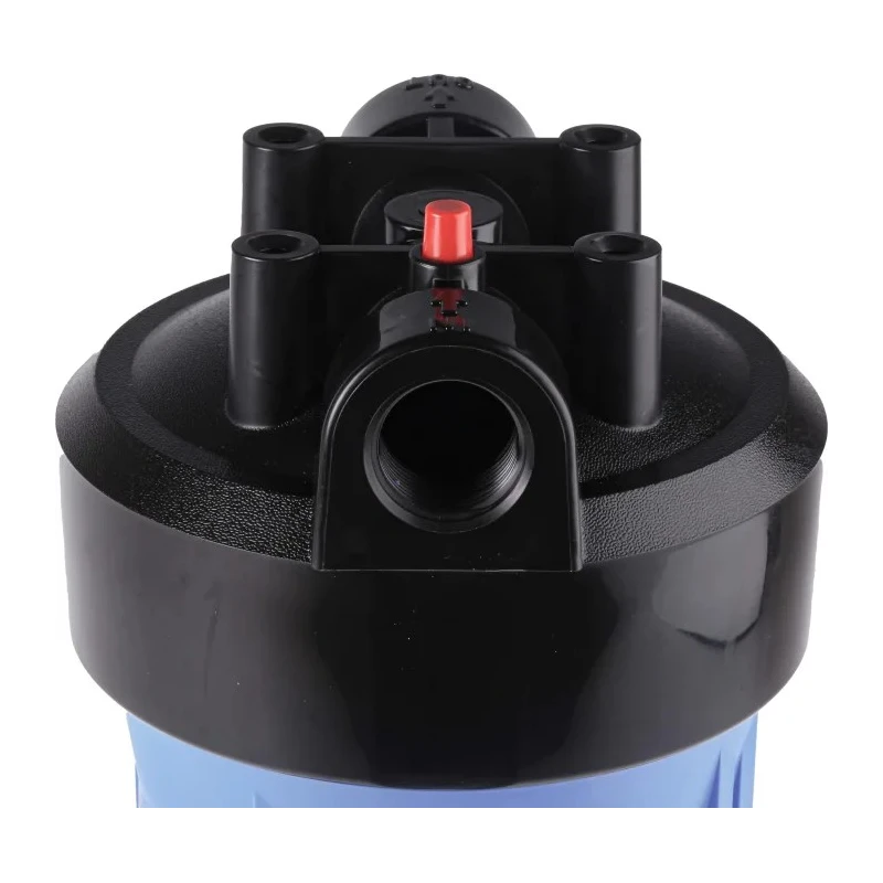 RS PRO High Flow Water Filter Housing Black Blue 1 in BSP 8 bar 738-2700