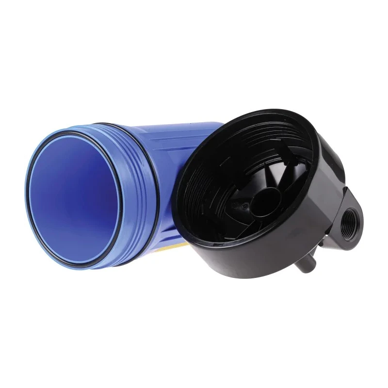 RS PRO High Flow Water Filter Housing Black Blue 1 in BSP 8 bar 738-2700