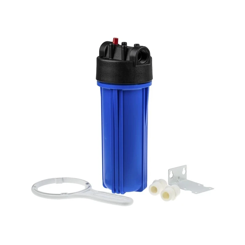 RS PRO Water Filter Housing Blue Polypropylene 3/4 in BSP Inlet & Outlet 8 Bar 50L/min Flow 738-2716