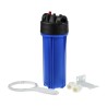 RS PRO Water Filter Housing Blue Polypropylene 3/4 in BSP Inlet & Outlet 8 Bar 50L/min Flow 738-2716