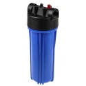 RS PRO Water Filter Housing Blue Polypropylene 3/4 in BSP Inlet & Outlet 8 Bar 50L/min Flow 738-2716