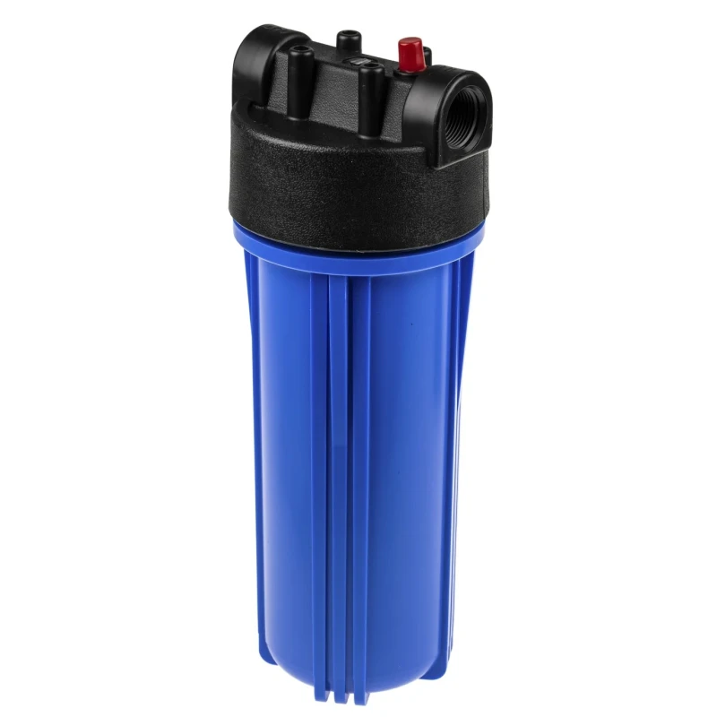 RS PRO Water Filter Housing Blue Polypropylene 3/4 in BSP Inlet & Outlet 8 Bar 50L/min Flow 738-2716