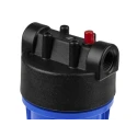 RS PRO Water Filter Housing Blue Polypropylene 3/4 in BSP Inlet & Outlet 8 Bar 50L/min Flow 738-2716