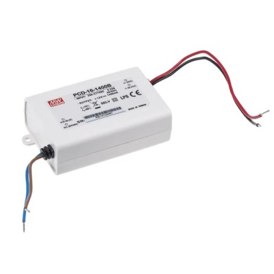 MEAN WELL  IP42 5 Output LED Driver, 12V/8V Output, 16.8W, 1.4A Constant Current LED Driver