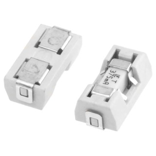 Littelfuse Non-Resettable Fuse 375mA 125V Time Lag Fast Acting Silver Plated Terminals Tape & Reel Package 0154.375DRT