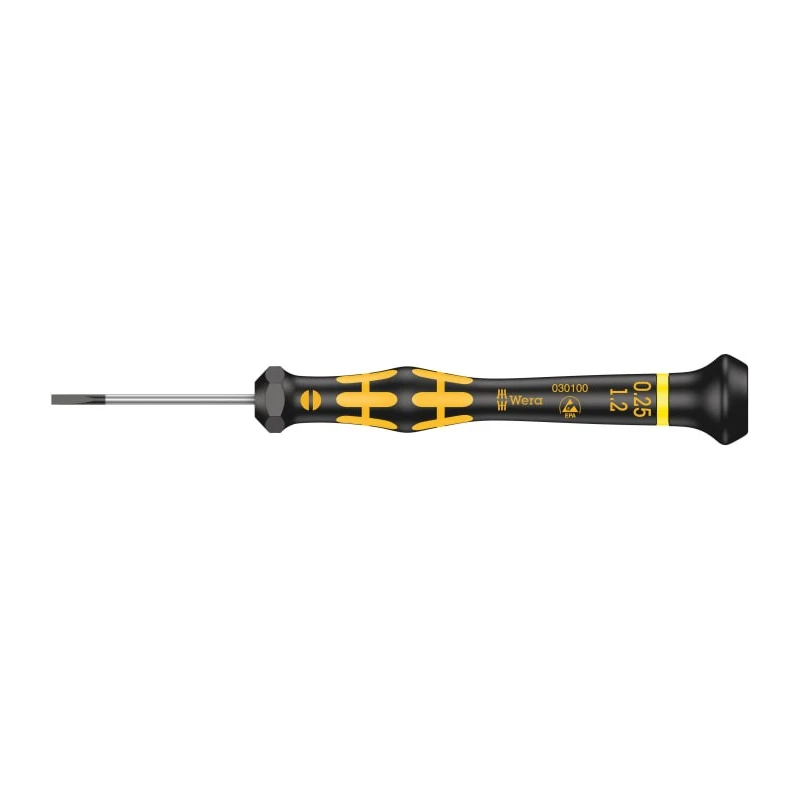 Wera Precision Screwdriver 40 mm Blade, 137 mm Overall 05030100001