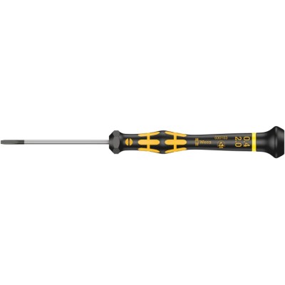 Wera Precision Screwdriver, 60 mm Blade, 157mm Overall 05030103001