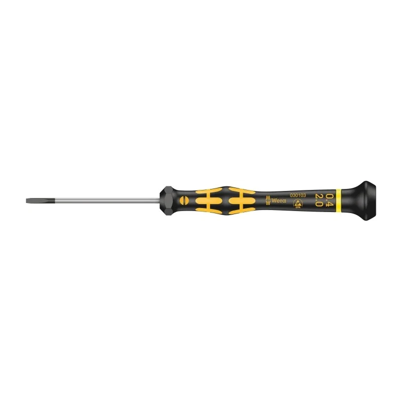 Wera Precision Screwdriver, 60 mm Blade, 157mm Overall 05030103001
