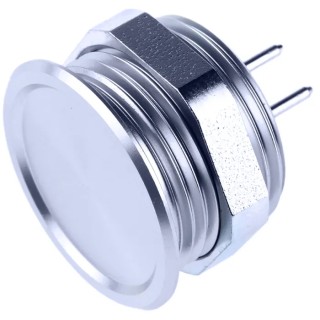 Schurter Momentary Piezo Switch, SPST, Through Hole, IP67 IP69K, 100mA, -40 °C to 85 °C 1241.3008