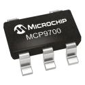 Microchip MCP9700T Series Voltage Output Voltage Temperature Sensor Surface Mount Analogue ±4°C 5-Pin SC-70 MCP9700T