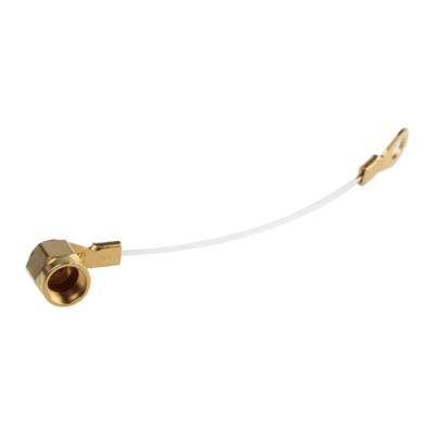 Telegartner RF Connector Dust Cap Female Nylon Cord Gold Finish H00040A0020