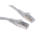 RS PRO Cat5e Ethernet Cable 0.5 m White RJ45 Male to RJ45 Male F/UTP PVC 738-8455