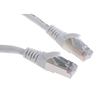 RS PRO Cat5e Ethernet Cable 0.5 m White RJ45 Male to RJ45 Male F/UTP PVC 738-8455