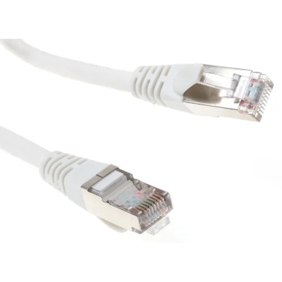 RS PRO Cat5e Ethernet Cable 3 m White RJ45 Male to RJ45 Male F/UTP PVC 738-8461