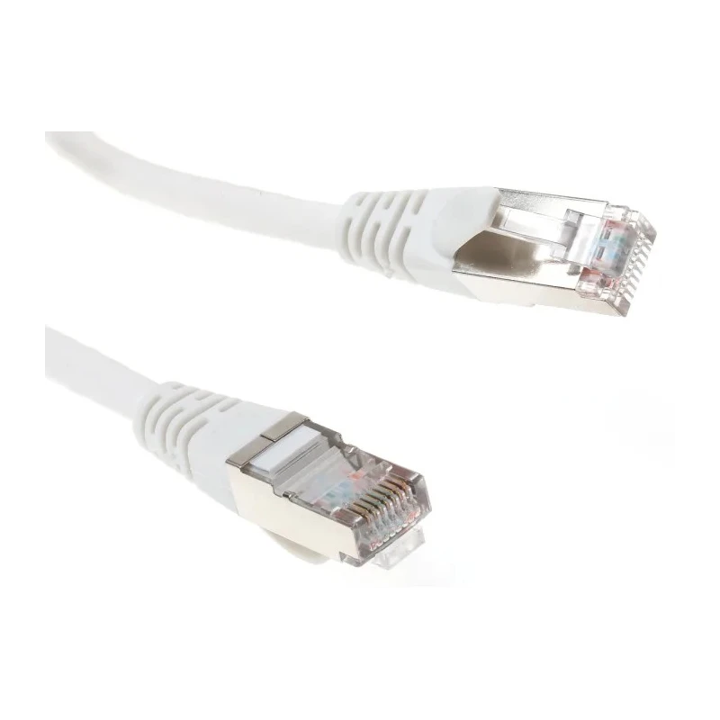 RS PRO Cat5e Ethernet Cable 3 m White RJ45 Male to RJ45 Male F/UTP PVC 738-8461