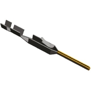 TE Connectivity AMPMODU MTE Series Male Crimp Terminal, 26 AWG Min Crimp, 22 AWG Max 5-104505-5