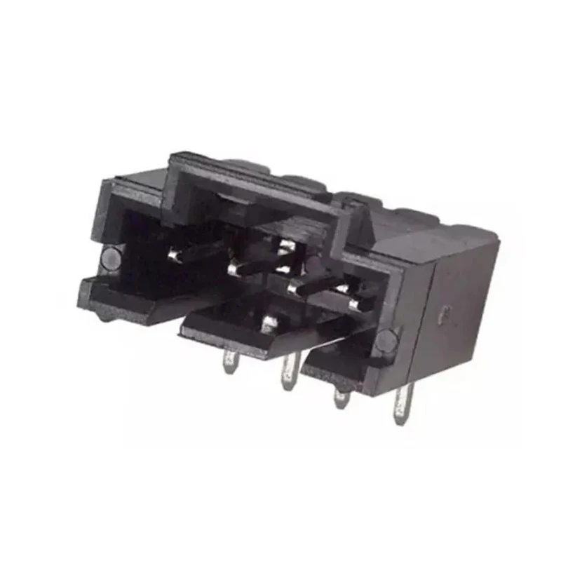 TE Connectivity AMPMODU MTE Series Right Angle Through Hole PCB Header, 4 Contacts, 2.54 mm Pitch, 1 Row, Shrouded 5-103634-3