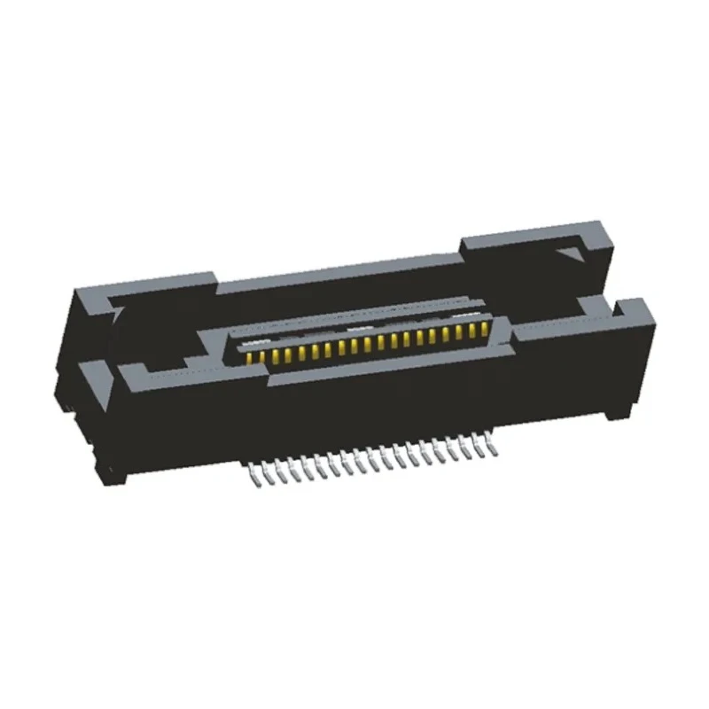 TE Connectivity MICTOR Series Straight Through Hole Surface PCB Socket 38-Contact 2 Row 0.64mm Pitch 5767096-8