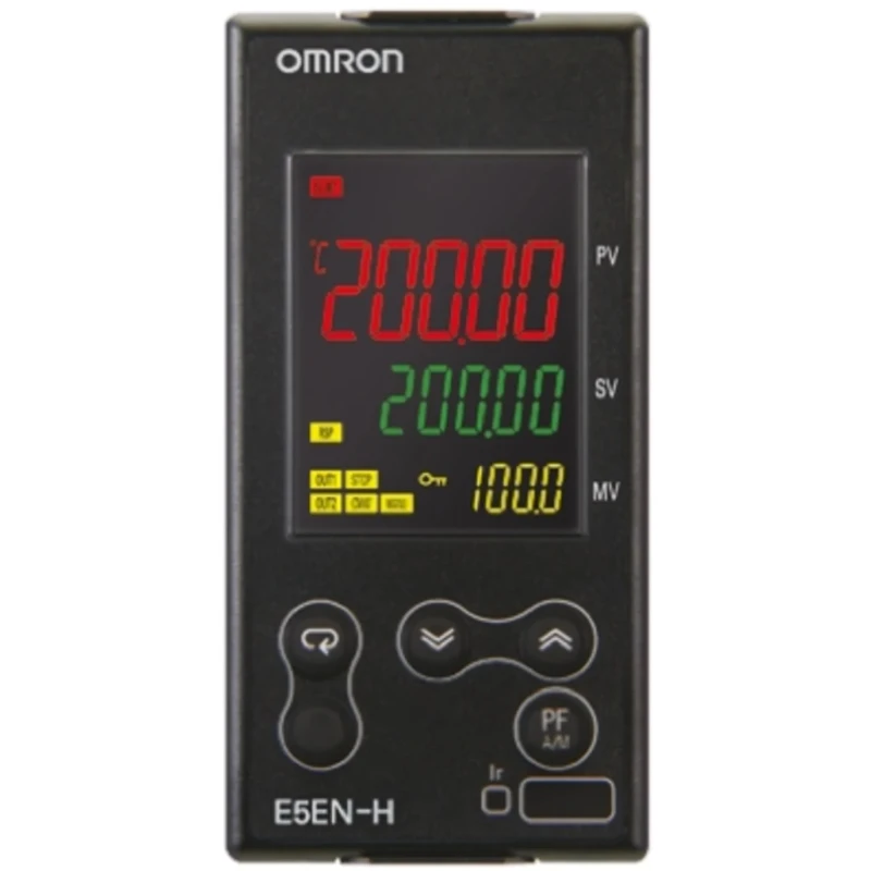 Omron E5EN Panel Mount PID Temperature Controller 2 Input, 3 Output, 240V AC/DC E5EN