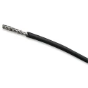 TE Connectivity CLFH Series 100 m RG178 Coaxial Cable 50 Ω Black Unterminated RG178