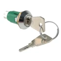 Lorlin Key Switch Double Pole Double Throw DPDT Momentary Operation 1A 24V DC Tapered Bezel Random-Key IRL-5-M-D-2-RS