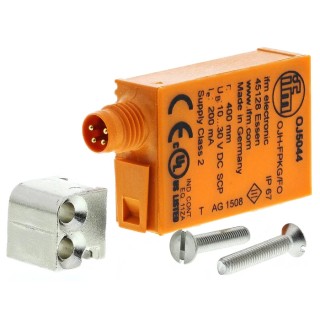 ifm electronic Diffuse Photoelectric Sensor Block Type Detection Range 15 mm to 400 mm PNP Output IP67 OJ5044