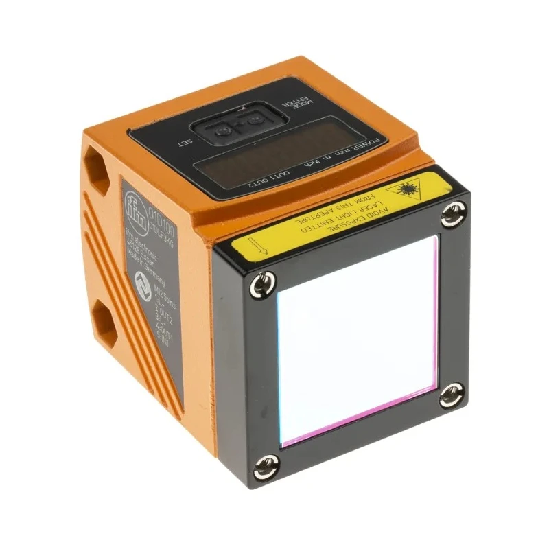 ifm electronic Diffuse Distance Sensor Block Sensor 200 mm to 10 m Range PNP Output IO-Link Interface IP67 O1D100