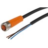 ifm electronic Female 3 way Straight to Unterminated Sensor Actuator Cable 2m EVC141