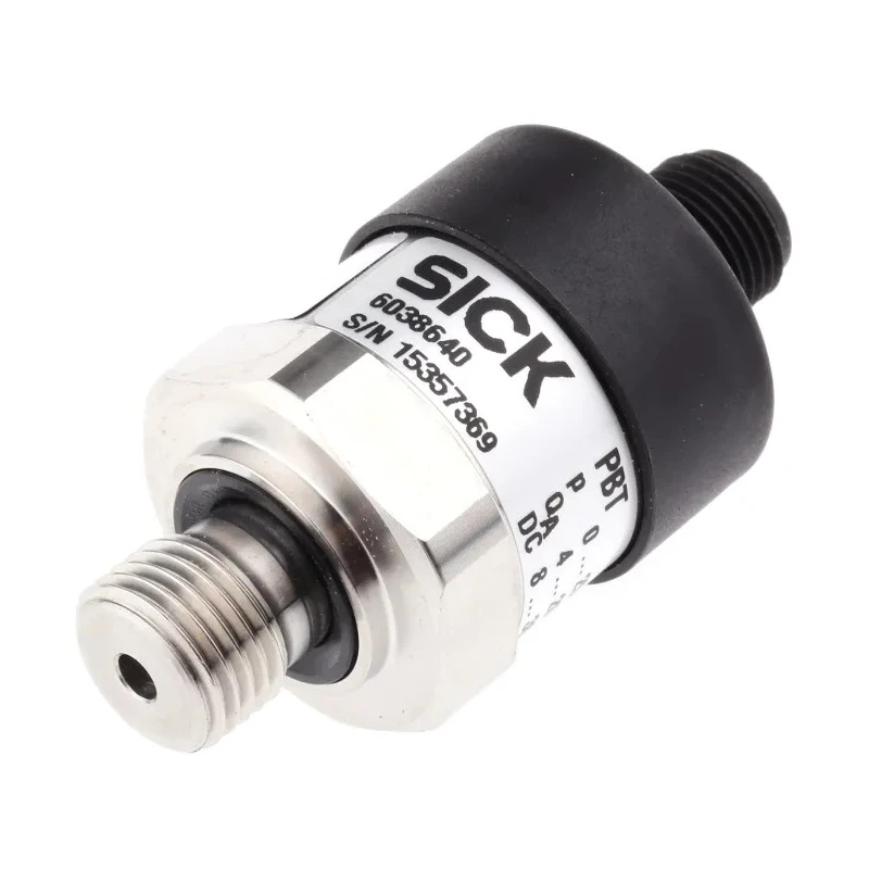 SICK PBT Series Pressure Sensor Current Output 0 bar to 25 bar Gauge Reading PBT-RB025SG1SSNAMA0Z