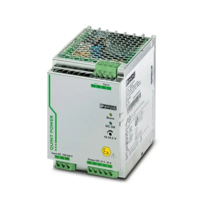 Phoenix Contact QUINT POWER Switched Mode DIN Rail Power Supply 264V AC Input 29.5V DC, 20 A Output DC 480 W 2320898