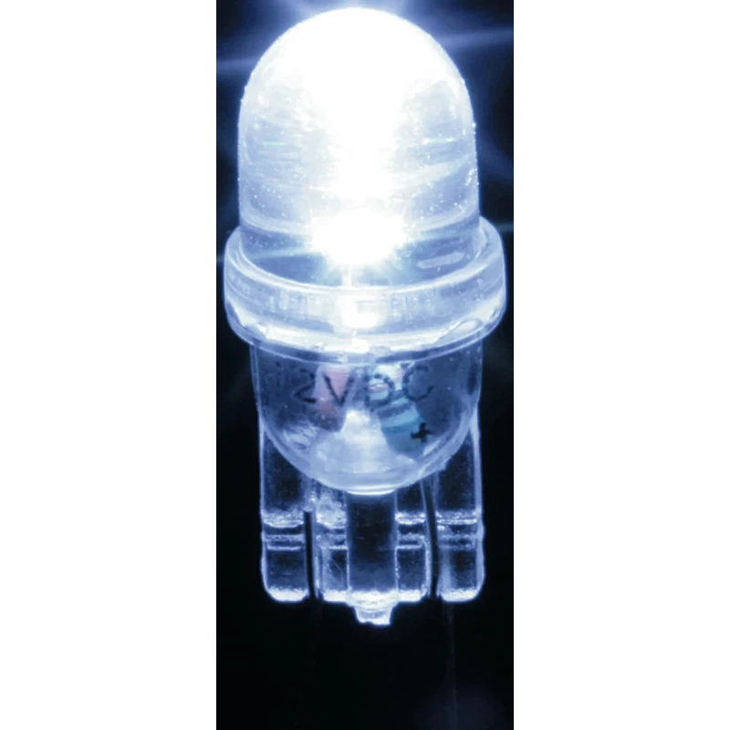 JKL Components Blue Indicator Lamp 24V Wedge Base 10 mm Diameter LE-0509-02B