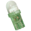 JKL Components Green Indicator Lamp Wedge Base 24V 10mm Diameter LE-0509-02G