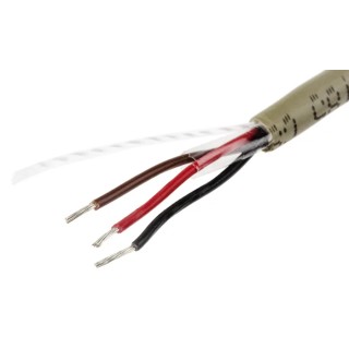 Alpha Wire Pro-Tekt Series 3-Core 0.14 mm² Data Cable 50 m, Grey Polyvinyl Chloride Sheath B952031 GE321