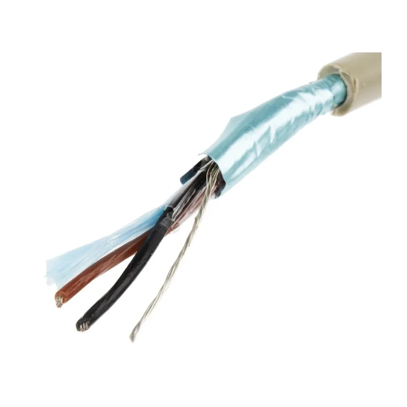 Alpha Wire Pro-Tekt Series Data Cable 2 Cores 0.23 mm² 50 m Grey Sheath Polyvinyl Chloride B953022 GE321