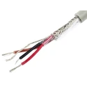 Alpha Wire Pro-Tekt Series Data Cable Polyvinyl Chloride Grey Sheath 3 Cores 0.56 mm² 50 m B955033 GE321