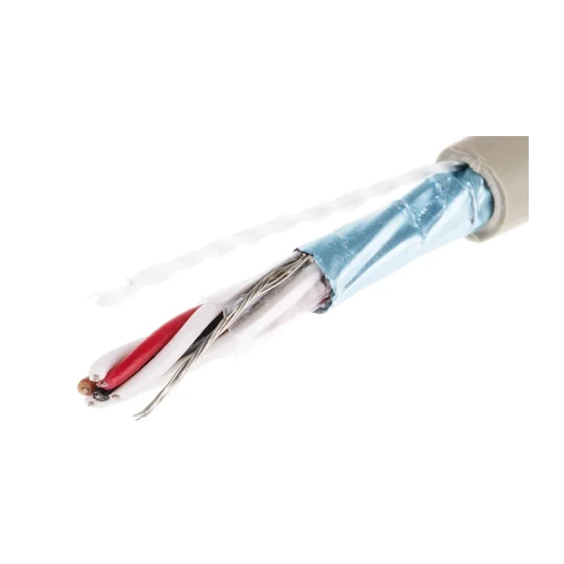 Alpha Wire Pro-Tekt Series Data Cable 3 Pairs 6 Cores 0.09 mm² 50 m 300V Grey Sheath Polyvinyl Chloride B961032 GE321